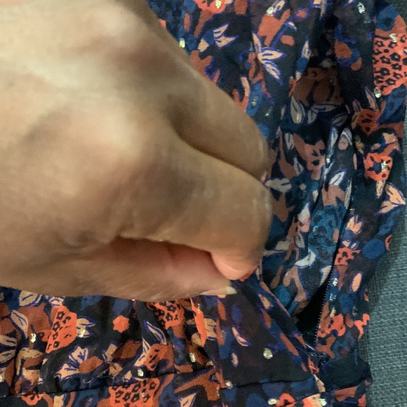 Ulla Johnson Cecily Cosmos Mini Dress Silk Blend Long Puff Sleeve Ruffle Floral - Picture 13 of 16